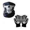 Atrezzo Guadaña de la Muerte de Halloween Fiesta Adulto Capa Negra Capa Cos Máscara Facial de Calavera Guantes Luminosos