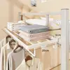 Perchero Colgante para Litera Superior en Dormitorio, Estante de Almacenamiento de Ropa junto a la Cama, Esencial para Dormitorio, Organizador de Almacenamiento para Cama de Estudiante, Perchero