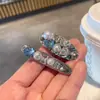 Clip de Pico de Pato con Perlas y Pedrería Estilo Dulce y Fresco para Niña Pinza de Moda de Alta Gama Clip para Flequillo Clip Lateral Accesorio para el Cabello