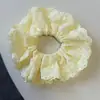 Goma Elástica para Recoger el Cabello de Encaje con Lazo Suave Estilo Coreano 2025 Nuevo Gama Alta Resistente Diadema para Cola de Caballo Accesorio para el Cabello de Flor