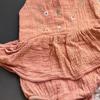 Vestido Harper de Tirantes Bordado para Niña Europea y Americana Primavera y Verano Algodón Suave Transpirable para el Cuerpo del Bebé Ropa para Gatear del Bebé