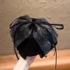Grampo de Garra Brilhante de Malha de Diamante para Rabo de Cavalo Alto, Não Amassa, Luxo Leve, High-End, Versátil, Acessórios de Cabelo