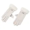 Guantes de Pantalla Táctil Cálidos Otoño e Invierno para Mujer de Dedos Completos Deportivos Forrados de Polar Engrosados a Prueba de Viento Guantes Cálidos para Ciclismo al Aire Libre