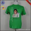 Fábrica baixo preço promoção cor sólida manga curta pescoço redondo algodão publicidade camisa impressão impressão exportação comércio exterior camisa cultural atacado