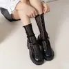 Meias Curtas de Verão Meias Brancas com Renda Empilhadas Meias Finas de Seda de Cano Médio para Mulheres Malha Combinação Sapatos JK Mary Jane Pequenos de Couro