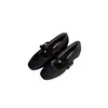 Nuevos Zapatos de Estilo Coreano para Otoño e Invierno 2025, Tacón Grueso Pequeño Fragante, Punta Redonda, Hebilla de Camelia, Mary Janes, Forro de Lana Polar para Mujer
