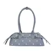 Bolso de Mano Estilo Francés Baguette Nuevo, Elegante y Sencillo, para Mujer, Bolso de Hombro y Axila de Lunares de Moda, Verano 2026