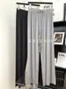 Pantalones de Pierna Ancha a Rayas Otoño 2024 para Mujer Pantalones Casuales Rectos Pantalones Sueltos para Caminar Pantalones Largos Perezosos y Relajados