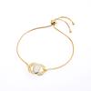 Acessórios para Joias DIY Transfronteiriços Pulseira Nova Europeia e Americana Feminina Pulseira Po Galvanizada com Ouro Real Ouro Rosa