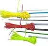 Abraçadeiras de Nylon Autotravantes Multicores para Eletricistas e Jardinagem, Abraçadeiras Plásticas Multicores para Fixação e Organização