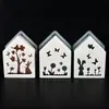 Huevo de Pascua Conejo Luz Ambiental Molde Casa Hueca Mariposa Conejito Flor Señal de Luz Decoración Molde de Yeso