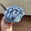 Grampo de Cabelo Flor Rosa Estilo Igual de Blogueira, Grampo de Cabelo Shennan Shabei, Várias Cores, Grampo de Cabelo Flor Rosa, Preço de Atacado do Fabricante
