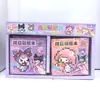 Livro de Adesivos de Feijão Desenho Pixelado Sanrio Princesa Doudou Livro Educacional Infantil para Colorir Livro de Adesivos