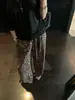 Calça de Caminhada Casual Longa de Linho Tencel com Estampa de Leopardo Solta de Perna Larga para Mulheres Nova de Verão 2026