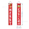 Temu Gran Venta Serie de Banderas Dobles Navideñas Impresión de Alta Definición Papá Noel Muñeco de Nieve Banderín Decorativo para Pasillo