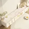 Nuevo Modelo 2025 Protector de Mesa de Comedor con Patrón Floral Fresco, Impermeable y a Prueba de Aceite, Tapete para Mesa de Gabinete de TV, Mantel Largo