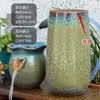 Filtro Paisajismo Juego Completo de Adornos Cerámicos para Estanques de Peces Maceta de Cerámica Tanque de Peces Antiguo Agua Circulante Piscicultura Agua Corriente Cascada