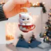 Nuevo Acrílico Plano Transfronterizo Mundo Animal Colgante Fiesta de Navidad Adorno para Árbol de Navidad