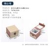 Caja de Empaque para Tetera de Arcilla Púrpura Yixing Tetera Taza de Té Caja de Regalo Caja Vacía Caja de Maquillaje Caja de Brocado de Lino Personalización