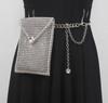 2021 Nuevo Bolso de Cadena con Diamantes de Imitación Flash, Bolso Cruzado, Bolso Bling de Diamantes Completos, Bolso de Diamantes, Bolso de Hombro Cruzado para Mujer