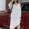Comercio exterior al por mayor 2022 verano nuevo vestido largo moda suelta vestido casual mujeres una generación de cabello
