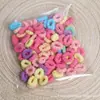 Anillo de Toalla para el Cabello de Goma Elástica Infantil Color Caramelo No Lastima el Cabello de Niña 100 Bolsas Alta Elasticidad No Lastima el Cabello