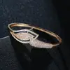 Deseo para Amazon Europa y Estados Unidos nuevo juego de pulseras anillo de pulsera simple con circonita microincrustada suministro directo de fábrica