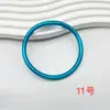 Pulsera de Silicona Brillante Europea y Americana Transfronteriza Nueva Placa Metálica Ligera Color Oro Foil 0.5 Pulsera de Silicona para Mujer