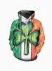 Festival Irlandés Nuevo Europeo y Americano Impresión Digital 3D Casual Sudadera Hombre San Patricio 2025 Primavera/Verano Top