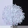Pedras de Resina Strass Flatback Redondo Iridescente Gelatina Strass AB DIY Capa de Celular Strass Autocolante Acessórios de Joalheria Strass Coloridos para Unhas