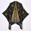 Estilo Pastoral Japonês e Coreano Feminino Outono e Inverno Cachecol Quente Floresta alta qualidade Jacquard Espessado Camisa Aberta Transfronteiriça Novo Produto