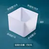 Caja de almacenamiento cuadrada de plástico, caja de plástico con tapa o sin tapa, caja de almacenamiento de material PP elevado, tamaño mini pequeño