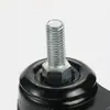 Roda giratória atacado 2 polegadas parafuso roda universal com freio preto dourado diamante roda giratória rolamento duplo PU roda giratória industrial polia