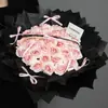 Flor Artificial de Flor de Ciruelo 520 Regalo del Día de San Valentín Rosa Flor de Jabón Hecha a Mano Ramo Flor Eterna Regalo de Cumpleaños