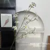 Flor artificial, haste única de orquídea roxa, para decoração de cena de casamento, arranjo de chão, arranjo floral, adereços florais decorativos, flores artificiais