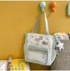 Mochila de gran capacidad con lunares de color de contraste, mochila linda de doble hombro, bolso escolar fotogénico de alto valor, bolso para tutorías, bolso de un solo hombro