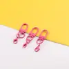 Broche de Puerta Giratorio en Forma de U de Color Caramelo Llavero con Cierre de Langosta Juguete de Cuentas DIY Accesorio Colgante para Bolso de Muñeca