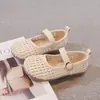 Sandalias para Niña con Punta Cerrada 2026 Nuevos Zapatos de Verano para Niños Zapatos de Princesa para Niñas Zapatos Pequeños de Cuero Zapatos Individuales Calados