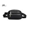 Bolsa de Peito Feminina 2024 Nova Bolsa de Cintura Vintage com Zíper Duplo Bolsa Transversal de Rua Bolsa Transversal Feminina da Moda