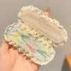 Fita Mágica Infantil Desenho Laço Renda Franja Patch para Meninas Pequenas, Fixador de Cabelo Amigo do Cabelo para Meninas