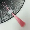 Guan Shanyue Loto Blanco Nuevo Doble Perla Perlas Doradas Pequeñas Borla Ropa Infantil Falda Cara de Caballo Dinastía Han Borla Cheongsam Accesorios Solapa