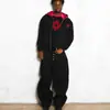 Estación Independiente Transfronteriza Invierno Nuevo Sudadera Bordada Personalizada de Doble Cara Moda Callejera para Hombre Cardigan Holgado