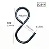 Suministro Shanghái .Zhejiang. Ganchos Grandes Medianos Pequeños Extra Grandes 35 modelos Ganchos S acero inoxidable plateado negro En stock