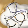Pulsera de Hilo Rojo Tejida a Mano DIY Año del Zodiaco Estilo Pareja Hilo de Colores Nudo Vajra Lujo Ligero Nicho Pulsera Exquisita