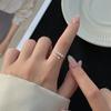 Anillo de Plata de Ley Nalan de Doble Capa Giratorio con Perlas Redondas para Índice Anti-ansiedad Descompresión Joyería Femenina R01504