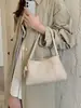 Bolsa Tecida Mãe e Filho para Mulheres para Deslocamento Transfronteiriço, Nova Moda Outono 2026, Bolsa de Mão Texturizada Retrô, Bolsa de Ombro, Bolsa de Axila