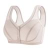 Ropa Interior Delgada de Verano para Madres, Sujetadores para Mujeres de Mediana Edad y Mayores, Sujetadores Cómodos de Cierre Frontal Talla Grande