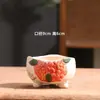 Maceta para suculentas serie de flores de cerámica fresca creativa transpirable gres maceta para plantas liquidación especial