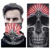Pañuelo Mágico para Montar con Protección Solar al Aire Libre Bufanda Multifuncional Estampada Fantasma Europea y Americana Máscara de Calavera Toalla Mágica Variada
