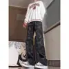 Calça Jeans Camuflada para Trabalho Masculina, Novo Estilo Tendência, Versátil High Street Retro Americano, Calça Longa Cool e Confortável Slim-Fit